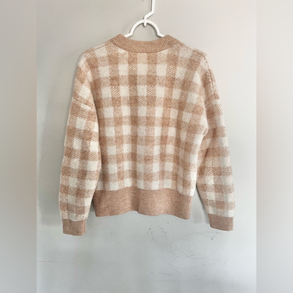 La Maille Sezane Becky Jumper In Camel Baby Alpaca Sweater Size Medium - Picture 4 of 5